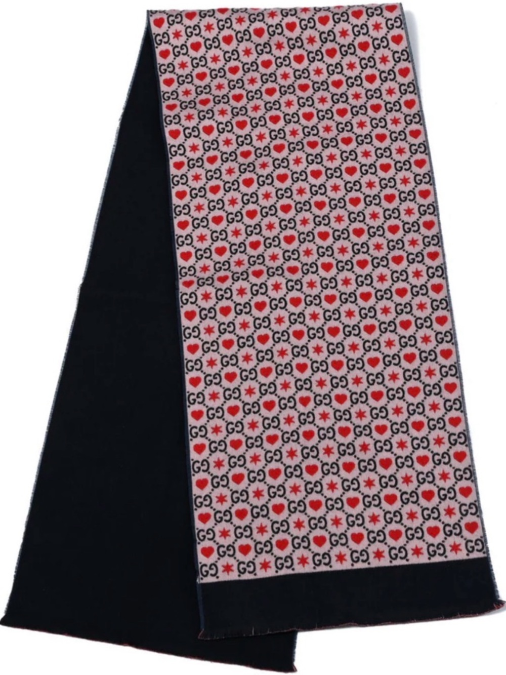 Gucci Logo Heart Scarf - Picture 4 of 5